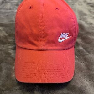 Nike Classic Red Cap with White Logo